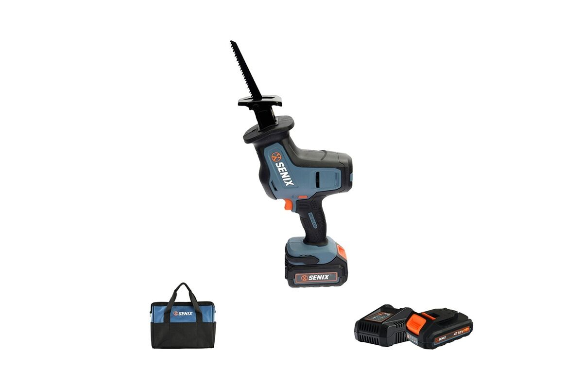 SENIX X2 18V Brushless 22mm Compact Reciprocating Saw Kit SENIX X2 18V Brushless 22mm Compact Reciprocating Saw Kit