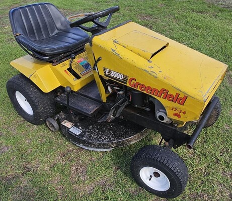 Greenfield Ride On Mower E2000